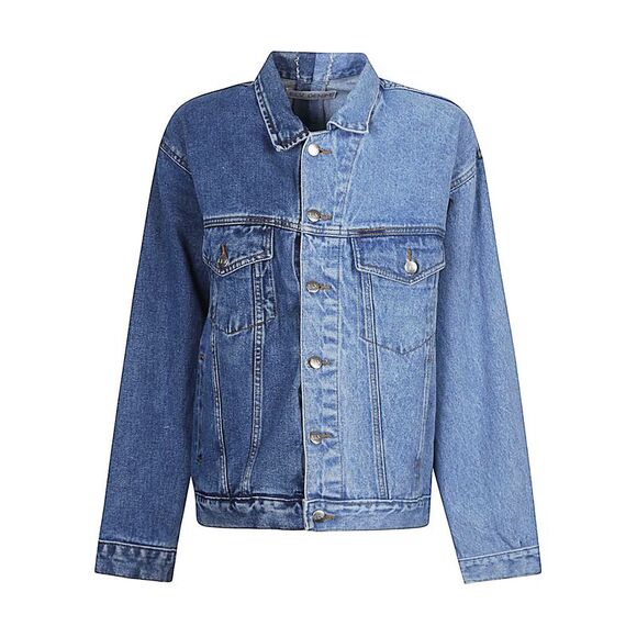E.L.V. DENIM Jackets & Blazers - E.L.V. Denim Women Denim Cotton Jacket